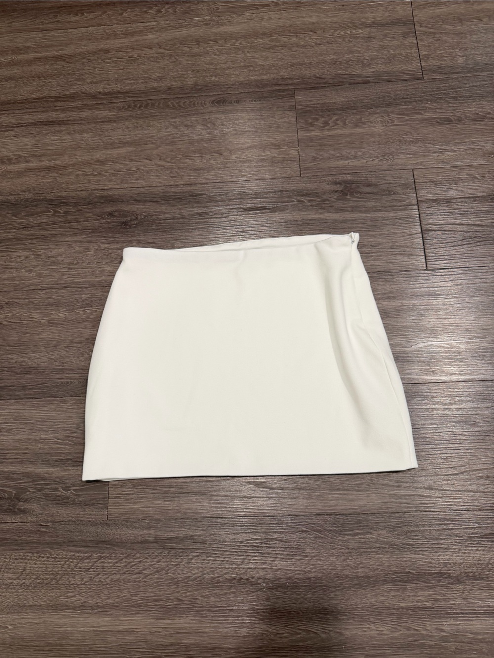 Zara White Mini Tube Skirt